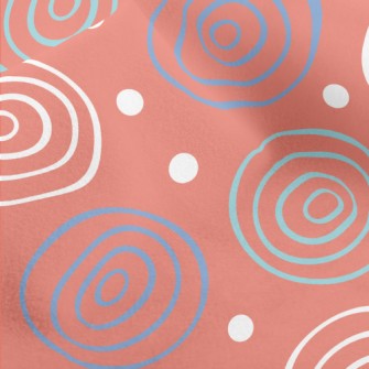 Psychedelic Circle Vortex Micro Fleece