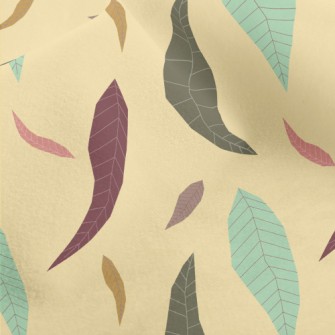 Withered Leaves In Autumn Micro Fleece