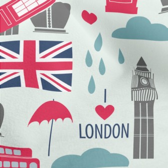 London Big Ben Micro Fleece