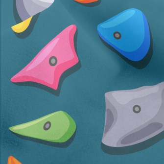 Rock Climbing Stones Micro Fleece