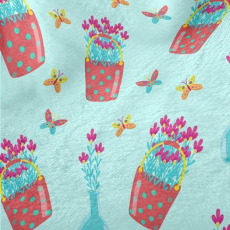 Pretty Flower Potted Plants Minky