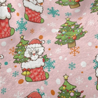 Santa In Disguise Minky