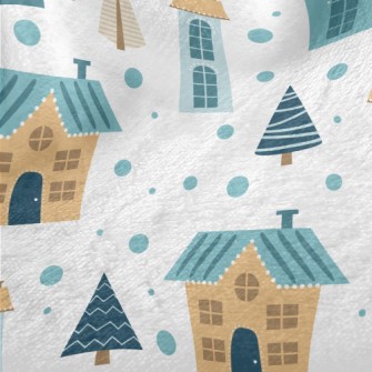 Retro Small Town Minky