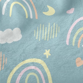 Fairy Sky Rainbow Minky