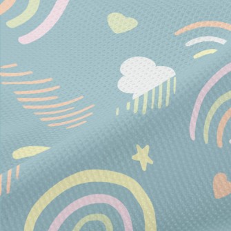 Fairy Sky Rainbow Piqué