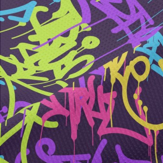 Casual Street Graffiti Piqué