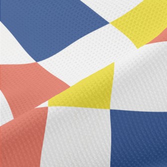 Colorful Arrangement Grid Piqué