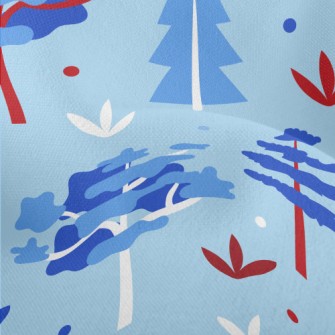 Cool Forest Trees Lightweight Performance Linen