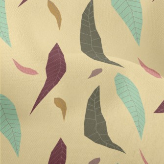 Withered Leaves In Autumn Lightweight Performance Linen