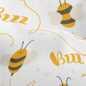 Cute Flying Bee Lightweight Performance Linen
