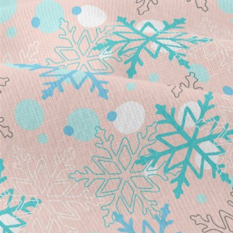 Christmas Snowflakes Modern Jersey