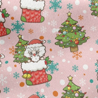 Santa In Disguise Jersey Backed Fleece