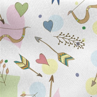 Indian Bow And Arrow Jersey Backed Fleece