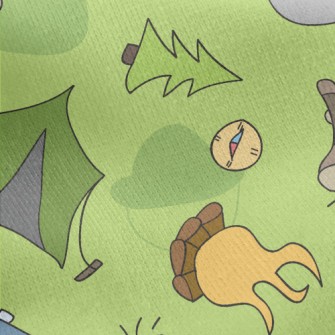 Camping And Hiking Jersey Backed Fleece