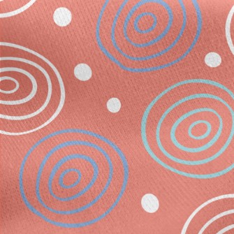 Psychedelic Circle Vortex Jersey Backed Fleece