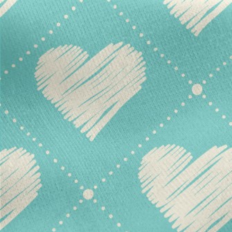 Simple Graffiti Love Jersey Backed Fleece