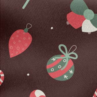 Essential Christmas Decoration Jersey Backed Fleece