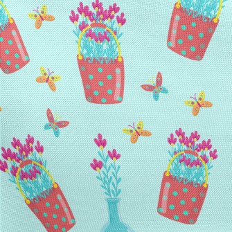Pretty Flower Potted Plants Pongee