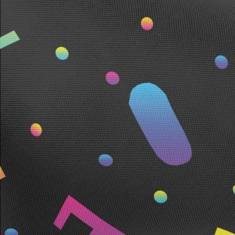 Fluorescent Color Love Text Pongee