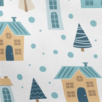 Retro Small Town Pongee