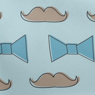 Bearded Gentleman Bow Tie Pongee