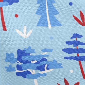 Cool Forest Trees Pongee