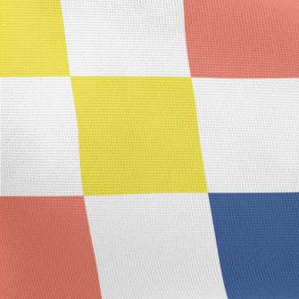 Colorful Arrangement Grid Pongee