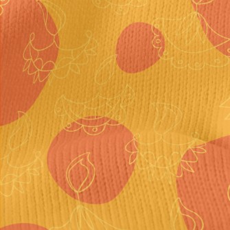 Large Polka Dot Feather Stretch Jersey