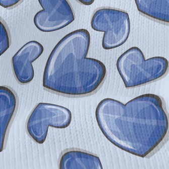3D Cute Heart Stretch Jersey