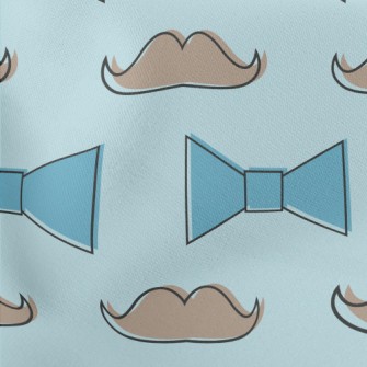Bearded Gentleman Bow Tie Lightweight Cotton Poplin