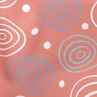 Psychedelic Circle Vortex Lightweight Cotton Poplin