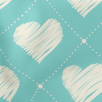 Simple Graffiti Love Lightweight Cotton Poplin