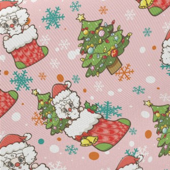 Santa In Disguise Midweight Cotton Poplin