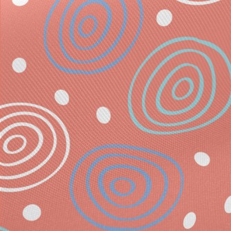 Psychedelic Circle Vortex Midweight Cotton Poplin