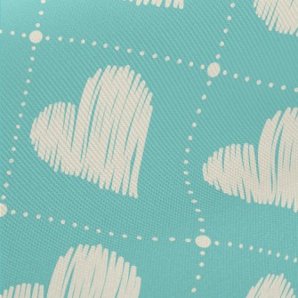 Simple Graffiti Love Midweight Cotton Poplin