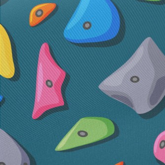 Rock Climbing Stones Midweight Cotton Poplin