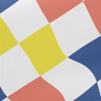 Colorful Arrangement Grid Midweight Cotton Poplin