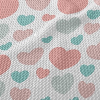 Valentine's Day Colorful L Birdseye Piqué