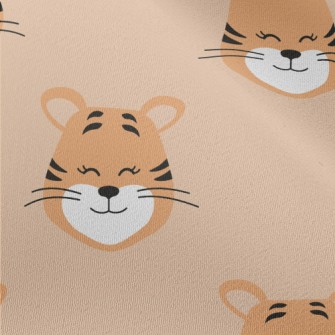 Happy Smiling Tiger Chiffon