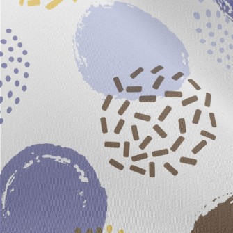 Various Hand-painted Dots Chiffon