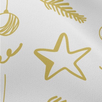 Hand Drawn Christmas Tree Deco Chiffon