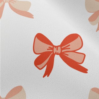 Cartoon Orange Bow Chiffon