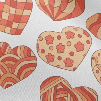 Cute Pattern Love Heart Chiffon