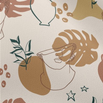 Greek Sculpture And Pottery Chiffon