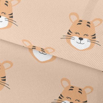 Happy Smiling Tiger Waterproof Oxford