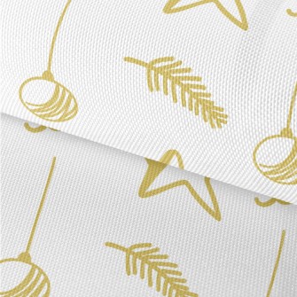 Hand Drawn Christmas Tree Deco Waterproof Oxford