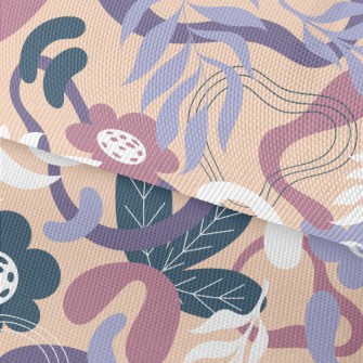 Hand Drawn Various Plants Waterproof Oxford