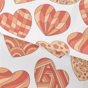 Cute Pattern Love Heart Waterproof Oxford