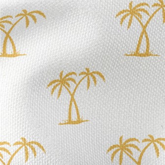 Golden Palm Trees Waterproof Canvas