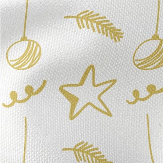 Hand Drawn Christmas Tree Deco Waterproof Canvas